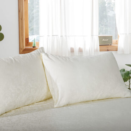Jacquard Bamboo Cotton Pillowcase Set